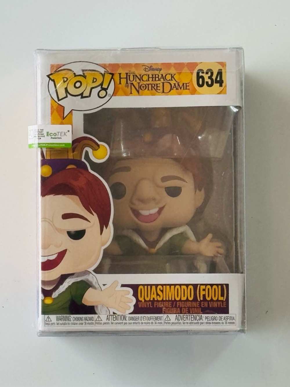 Funko Pop! Quasimodo (Fool) Green Yellow Red Vinyl Figure - #634
